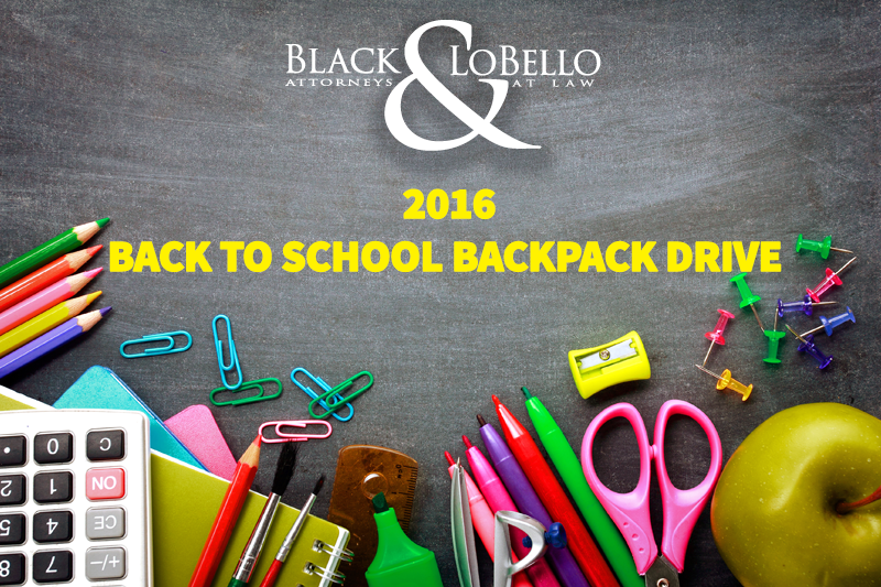 back to school backpack drive